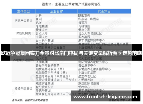 欧冠争冠集团实力全景对比豪门格局与关键变量解析赛季走势前瞻